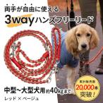 3WAYハンズフリーリード 中型~大型犬用