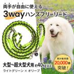 3WAYハンズフリーリード 大型~超大型犬用