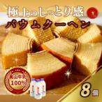 バウムクーヘン 美山牛乳 100%使用 カット8個