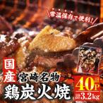 宮崎名物 鶏炭火焼き 80g×40P