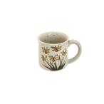 Vintage pottery Mug Botanical