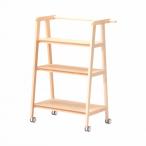 旭川家具 cosine ワゴン シェルフ メープル_04445