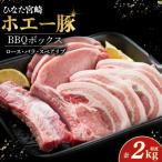 ひなた宮崎ホエー豚BBQボックス 計2kg程度
