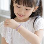 奈良の子鹿の天然石ブレスレット アメジスト
