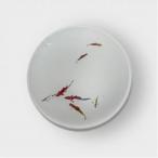 丸小皿 鯉 純白