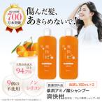 薬用 ノンシリコン アミノ酸 シャンプー 爽快柑 150ml×2本…