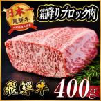 飛騨牛 霜降りブロック肉 約400g