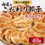 冷凍 生餃子 大人のピリ辛 肉屋の餃子 40個入り
