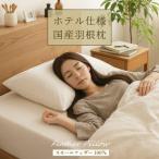 ホテル仕様 抗菌 防臭 羽毛100%枕 羽根まくら