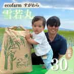 ecofarmすがわらの庄内米雪若丸30kg