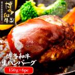博多和牛 生ハンバーグ150g×6パック 合計900g