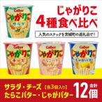 じゃがりこ 4種食べ比べ サラダ チーズ たらこバター