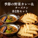 インドカレー屋の季節のカレー&チーズナン