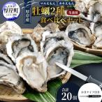 厚岸産 殻付牡蠣2種食べ比べ マルえもんM