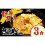 牛ホルモン 特製鍋うどん 3食