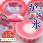 昔ながらのかき氷 京しぐれ いちごフロート 15個入り