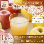ジュース シナノゴールド 秋映 1L×各1本 1セット