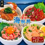 彩り豊かな 丼4種食べ比べセット 4種×各3パック