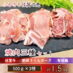 佐賀の恵み 3種焼肉セット 佐賀牛 有田鶏