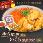 ふるさと納税 釧路市 生うに折60g&いくら醤油漬90g F4F-0464