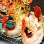伊勢海老とトコブシの煮つけ