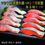 紅鮭 沖獲れ鮭切身セット 各5切