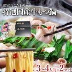 鶏家の特選もつ鍋セット 3~4人前 ×2セット