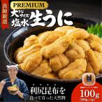 ふるさと納税 利尻町 【2026年発送受付】漁師厳選!利尻天然うに”プレミアム”ムラサキウニ 100g[1060075]