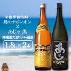 奄美本格黒糖焼酎 島のナポレオン×あじゃ黒 1.8L×2本