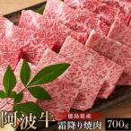 ふるさと納税 徳島市 阿波牛霜降り焼肉 700g【AA003】