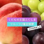 ふるさと納税 福島市 フルーツ2種 定期便 桃 ぶどう【2025年 先行受付】No.2034