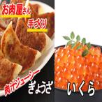 ふるさと納税 根室市 餃子25個×2P、いくら醤油漬け100g×2P B-30029