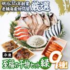 老舗海産物問屋 選りすぐり 干物 セット 緑 9種