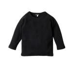 服 子ども キッズ 9分袖Tシャツ 1 善通寺ブラック