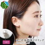あこや本真珠イヤリング 真珠7.0mm