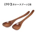 けやき カレースプーン2本セット 漆塗り