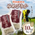 ふるさと納税 南幌町 北海道産 特別栽培米 ゆめぴりか 白米 5kg×2袋(10kg) 南幌町 空知 北海道米 今摺り米