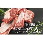 熟練職人厳選 三元豚スペアリブ 小分け 2kg