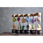 ふるさと納税 江府町 並べて可愛いコルク瓶のボタニカルフラワー　大きいサイズ　/　1点もの　カラフル　自然　なごみ 春の柚