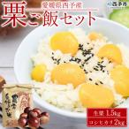 栗ご飯セット 生栗1.5kg コシヒカリ2kg