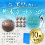 シャワーヘッド用 軟水カートリッジ 10個セット