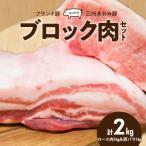 “三州あおみ豚” ブロック肉セット 計2kg