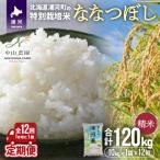 の特別栽培米 ななつぼし 精米10kg×1袋定期便