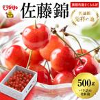 ふるさと納税 東根市 2026年 東根産さくらんぼ「佐藤錦」500gバラ詰め 秀品 Lサイズ hi027-221