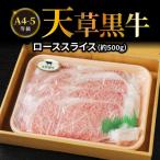 S074-012_天草黒牛 ロース スライス 約500g