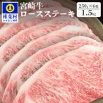 牛肉 ステーキ 受賞歴多数 宮崎牛 ロースステーキ 250g×6