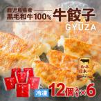黒毛和牛100%牛餃子12個入り 6Pセット