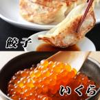 ふるさと納税 根室市 餃子25個×2P、いくら醤油漬け100g×3P C-76014