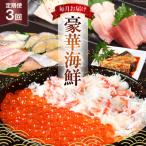 ふるさと納税 気仙沼市 かに いくら マグロ!豪華海鮮定期便 《3ヶ月毎月お届け》 宮城県 気仙沼市 20564517 ◎