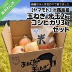 淡路島産玉ねぎ 光玉2kg 淡路島産コシヒカリ3kg